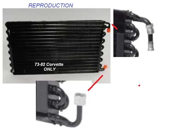 Condensor: 73-82 Corvette (Repro)